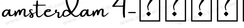 amsterdam 4字体转换